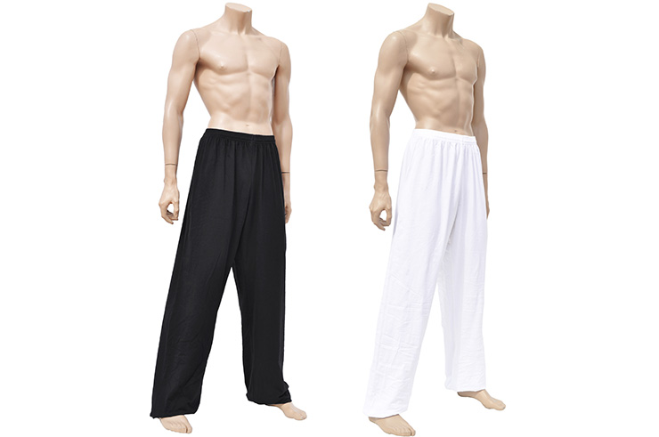 Pantalon Wushu & Taiji, Coton + Elasthanne