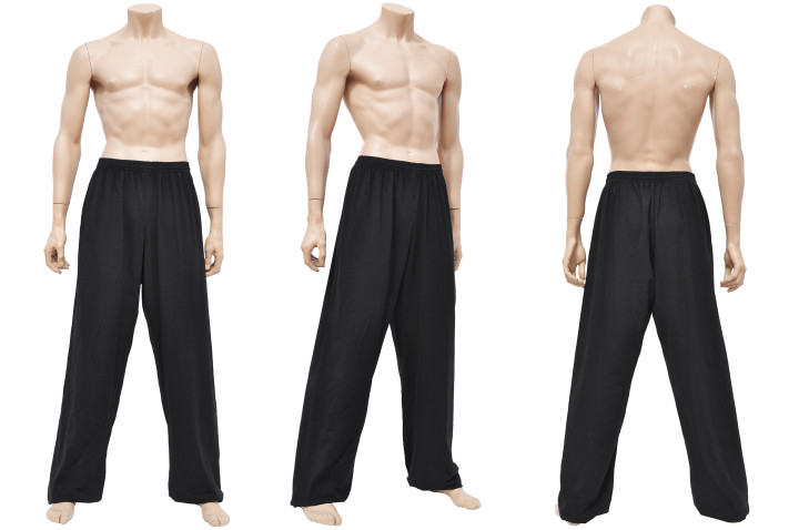 Calças Wushu & Taiji, Algodão + Elastano
