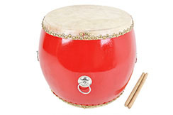 Small Drum, Lion Dance - Red