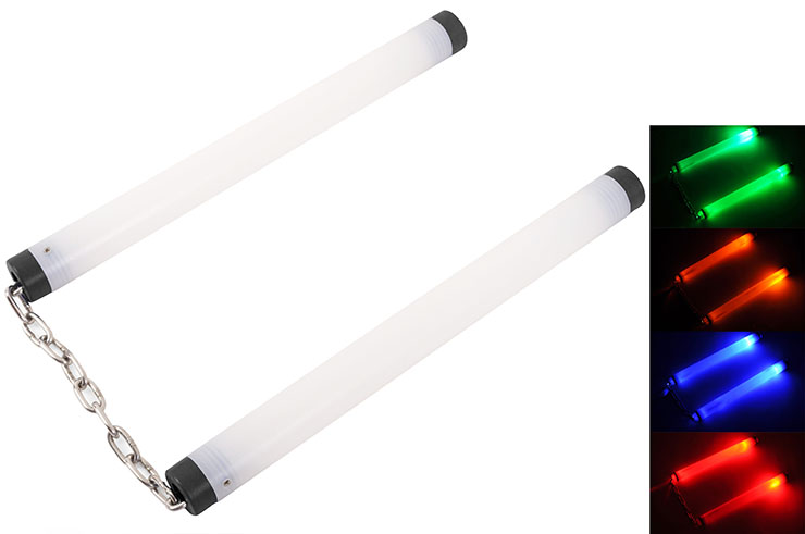 Nunchaku, Luminoso - PVC y Cadena