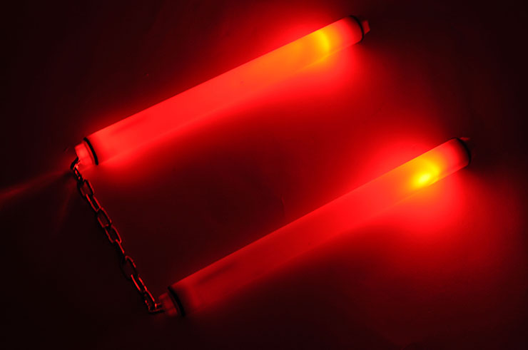 Nunchaku, Luminoso - PVC y Cadena