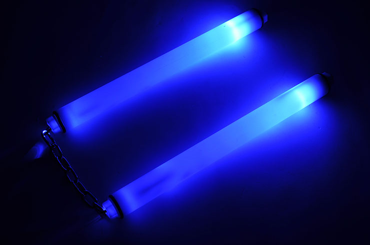 Nunchaku, Luminoso - PVC y Cadena