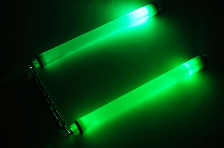 Nunchaku, Luminoso - PVC y Cadena