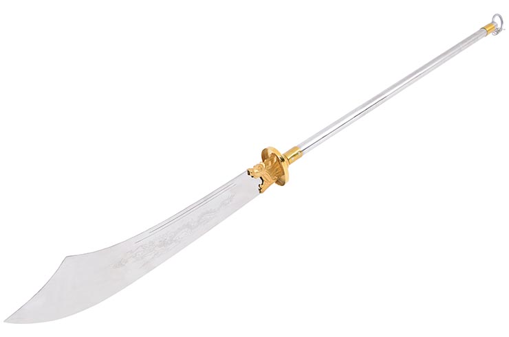 Dismantable Dragon Pu Dao Halberd, Wooden shaft - Rigid