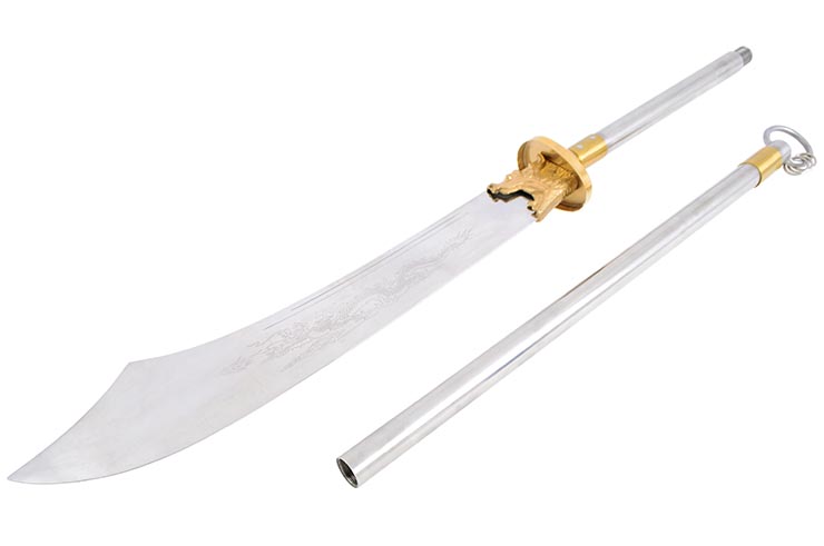 Dismantable Dragon Pu Dao Halberd, Wooden shaft - Rigid