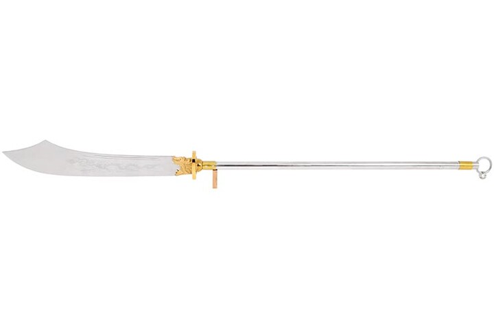 Dismantable Dragon Pu Dao Halberd, Wooden shaft - Rigid