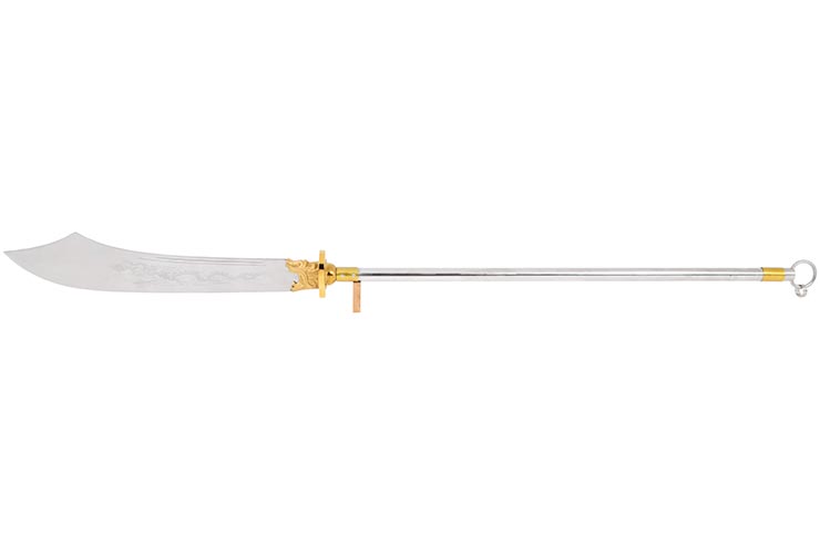 Dismantable Dragon Pu Dao Halberd, Wooden shaft - Rigid