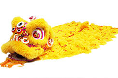 Lion Dance Costume, Southern Style - High end, Huang Jin