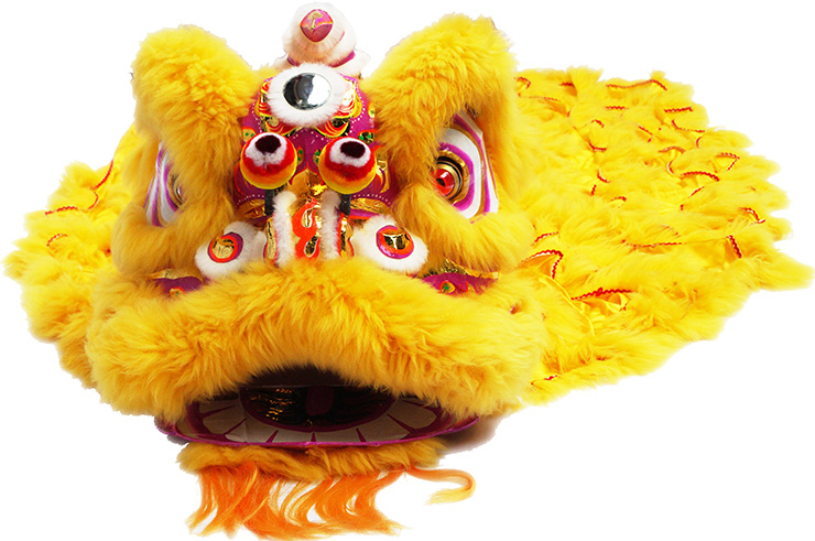 Traje Tradicional Danza del León del Sur - Gama alta, Huang Jin