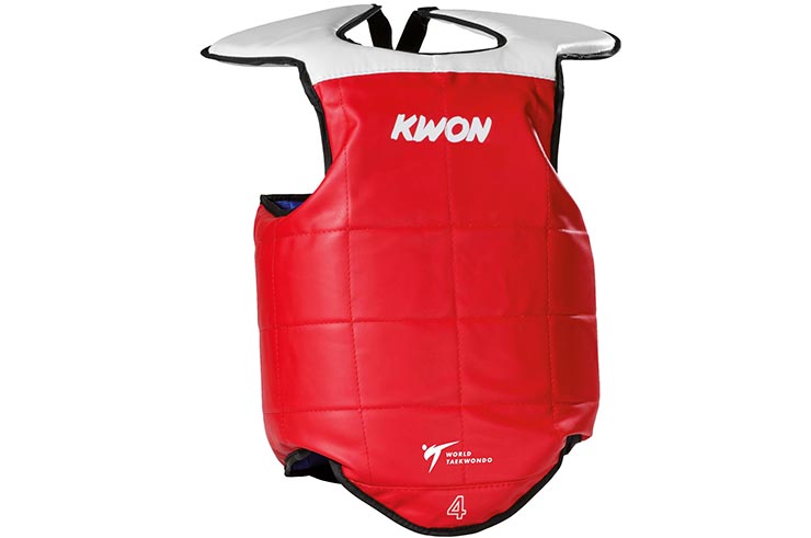 Reversible Taekwondo Chest Protection WTF, Kwon