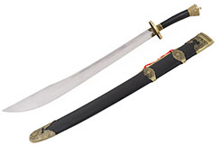 Traditional Jiangshi Broadsword, Wushu & Taiji - Semi Flexible