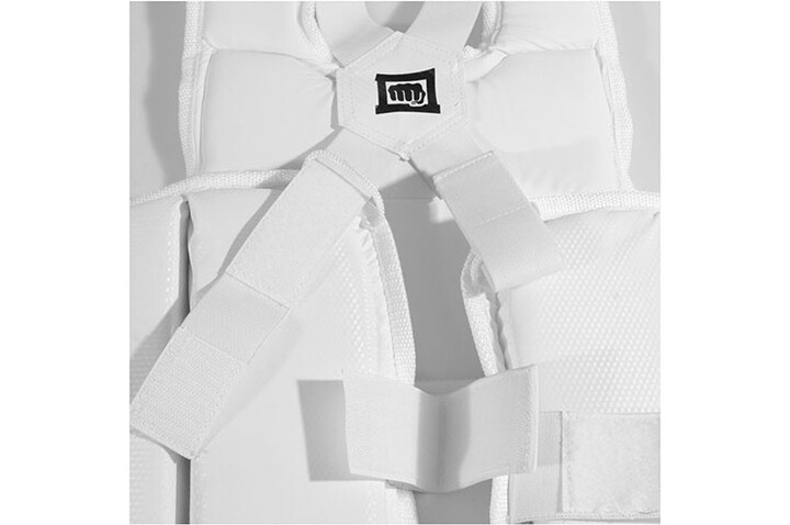Placa frontal Karaté, aprovado WKF - Branco, Kwon