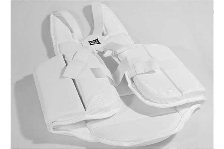 Karate chest protection, WKF Approved - White, Kwon