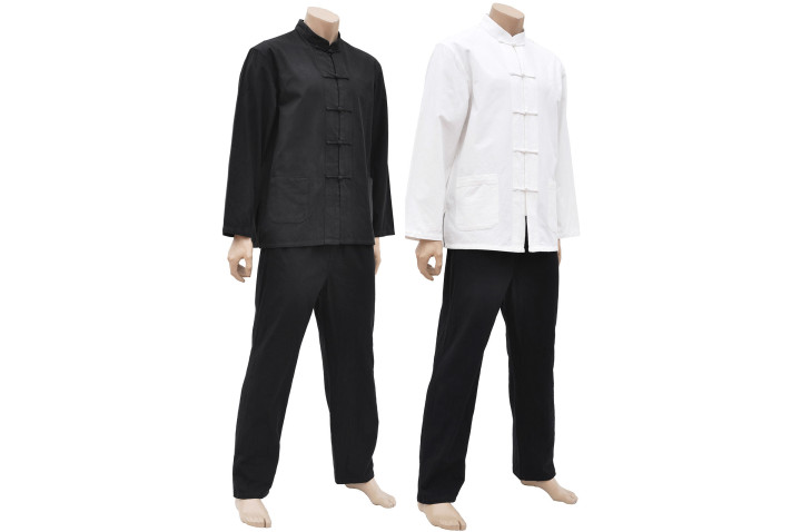 Tenue Traditionnelle «Tangzhuang» Manches Longues, Coton