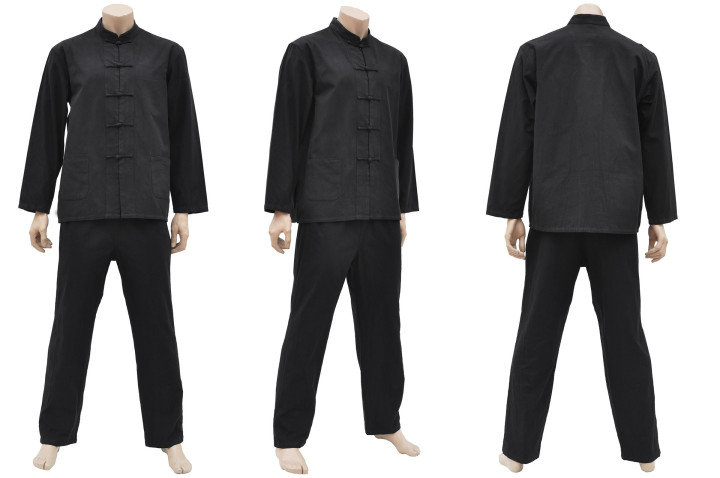 Vestido Tradicional «Tangzhuang» Mangas Longo, Algodão
