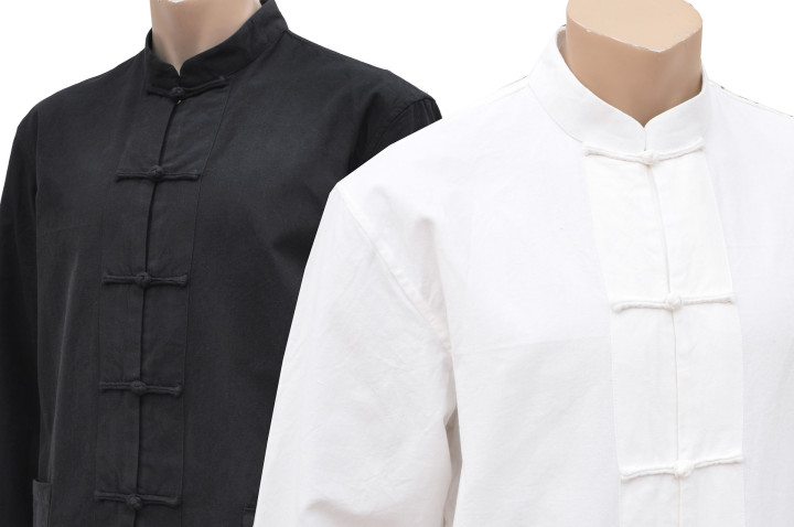 Vestido Tradicional «Tangzhuang» Mangas Longo, Algodão