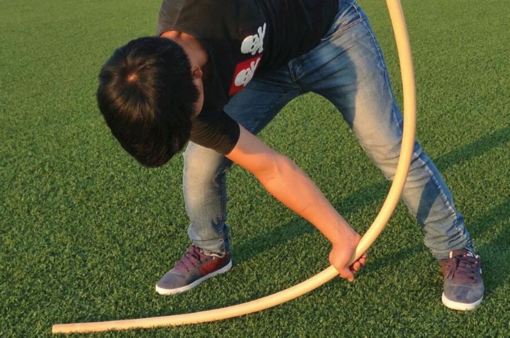 Pau reto, Rattan polido