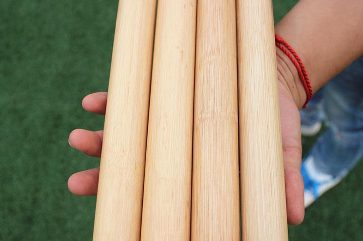 Pau reto, Rattan polido