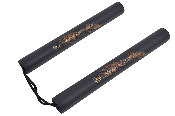 Nunchaku Dragão, Espuma & Corda - Tamanho pequeno