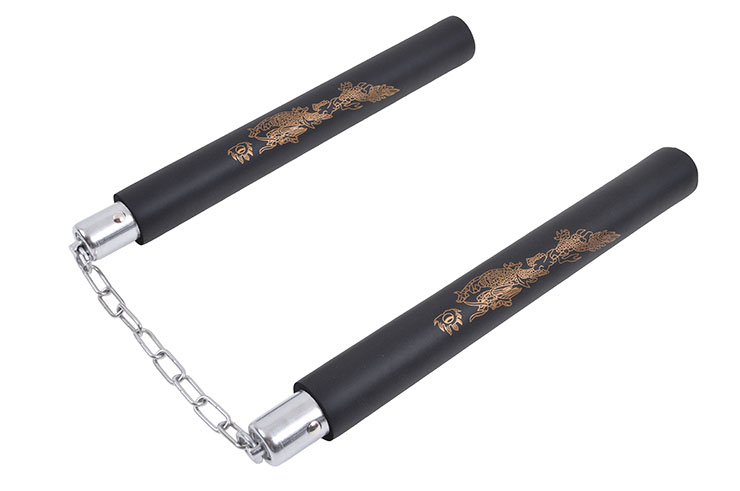 Nunchaku Dragon, Mousse & Chaîne - Petite Taille