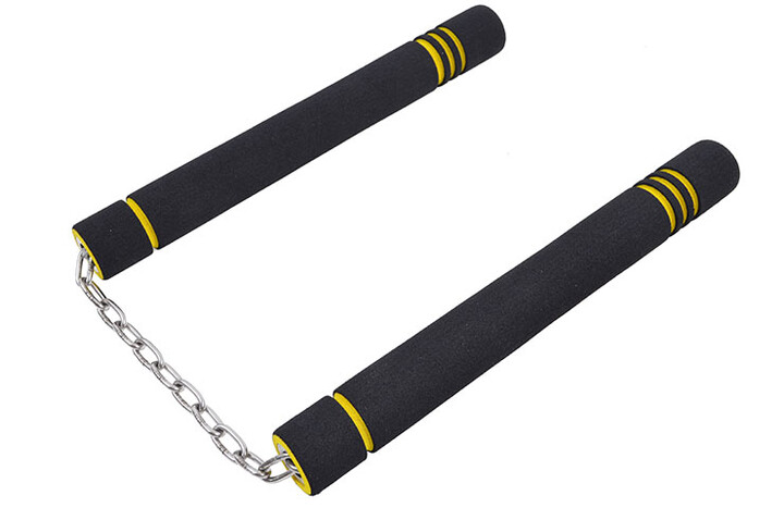 Nunchaku, com peso - Espuma e corrente