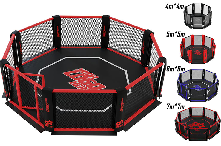 Cage MMA (personnalisable) - avec sol, NineStars