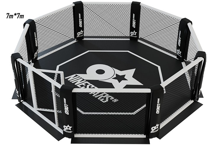 Jaula de MMA (personalizable) - en el suelo, NineStars