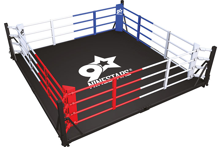 Ring de Boxe PRO, Autoporté & Pliable, 100% Personnalisable | NineStars®