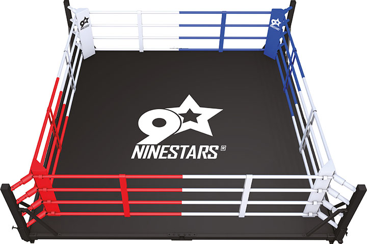 Ring de Boxe PRO, Autoporté & Pliable, 100% Personnalisable | NineStars®