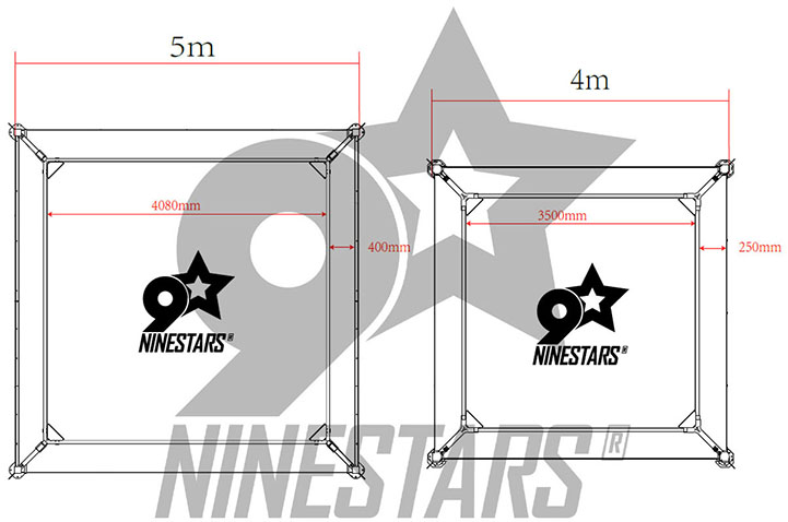 Foldable Boxing Ring, 100% Customizable | NineStars®