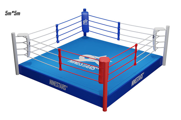 Ring de Boxe, avec plateforme - 100% Personnalisable, NineStars