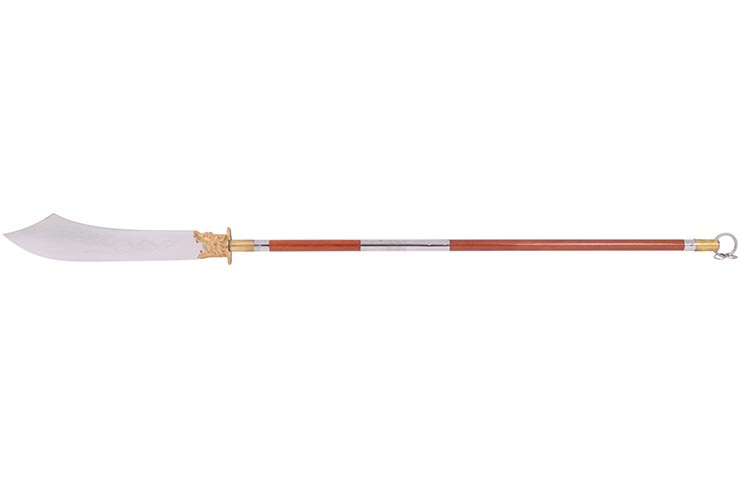 Dismantable Dragon Pu Dao Halberd, Wooden shaft - Rigid