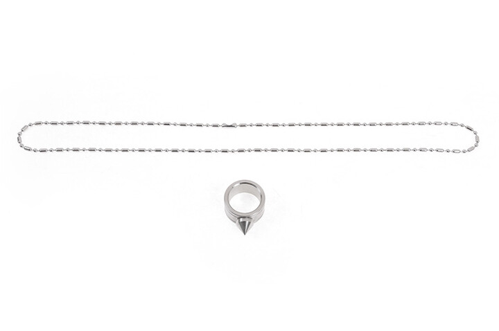 Bague Simple Pointe, Collier Chaine