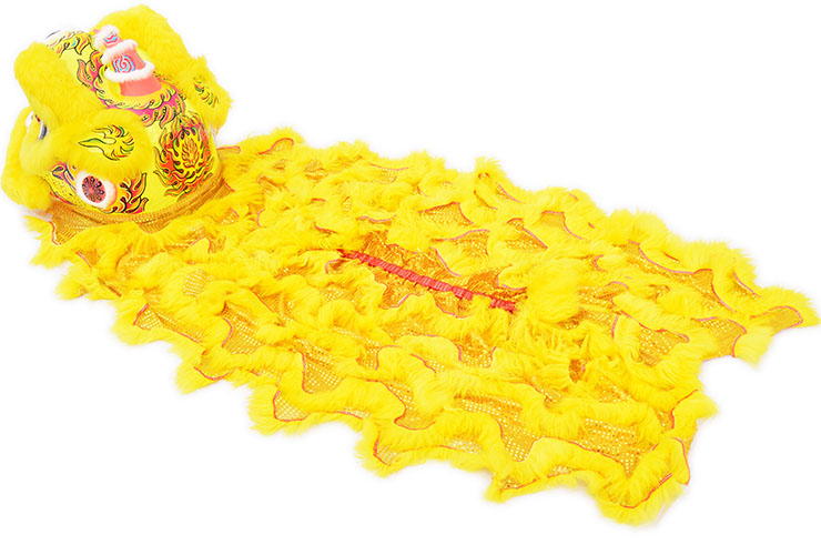 Lion Dance Costume, Southern Style - Yellow & Gold