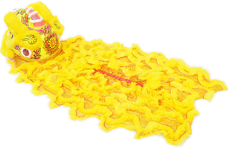 Traje Dança de Leão, Estilo de Sul - Amarelo & Ouro