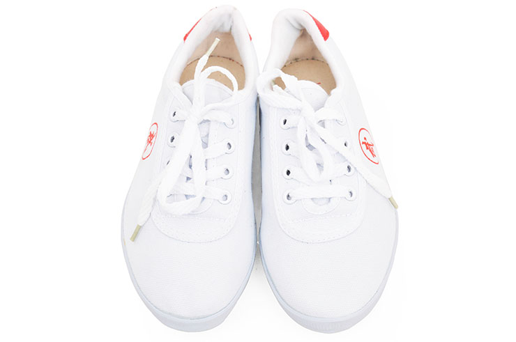 White Wushu Shoes - Double Star