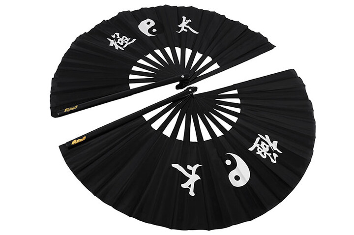 Duplo Ventilador de Tai Chi (Tai Ji Shan), Yin-Yang