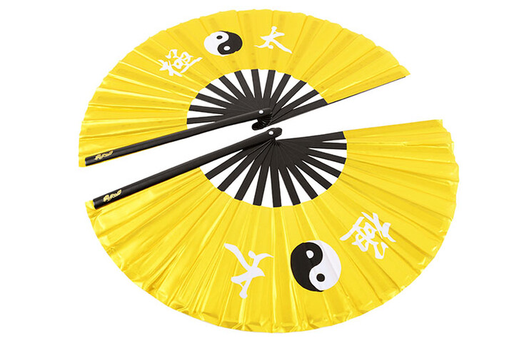Duplo Ventilador de Tai Chi (Tai Ji Shan), Yin-Yang