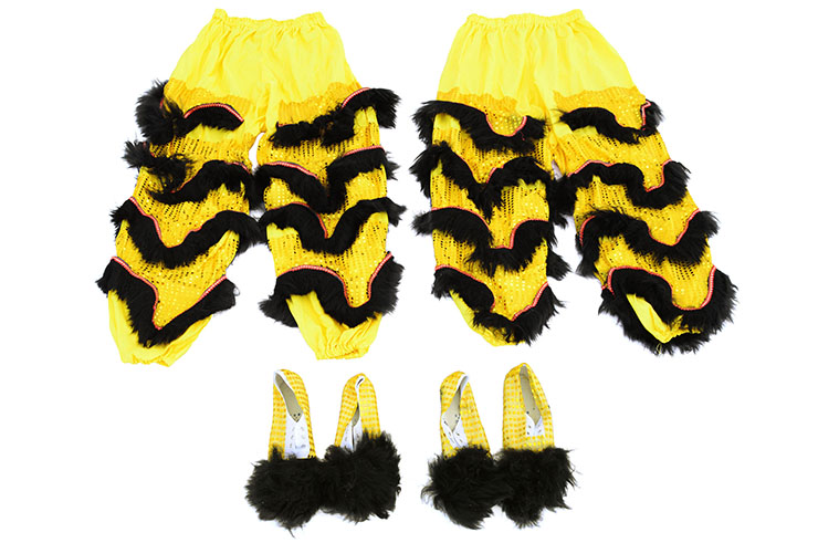 Lion Dance Costume, Southern Style - Black & Gold