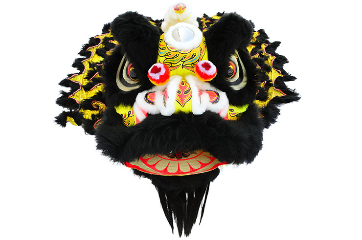 Costume Danse du Lion, Style du Sud - Noir & Or