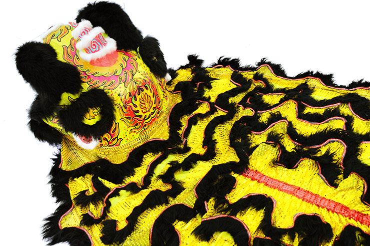 Lion Dance Costume, Southern Style - Black & Gold