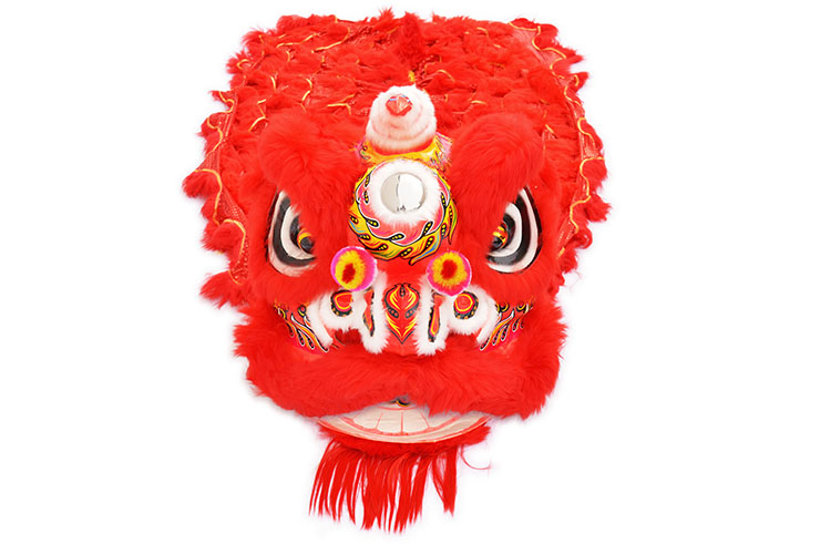 Costume Danse du Lion, Style du Sud - Rouge