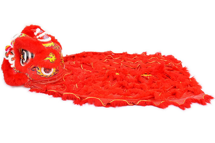 Costume Danse du Lion, Style du Sud - Rouge