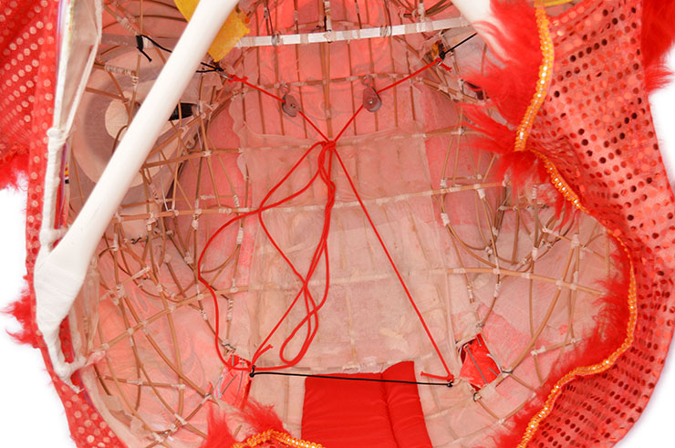 Traje Tradicional Danza del León del Sur - Rojo