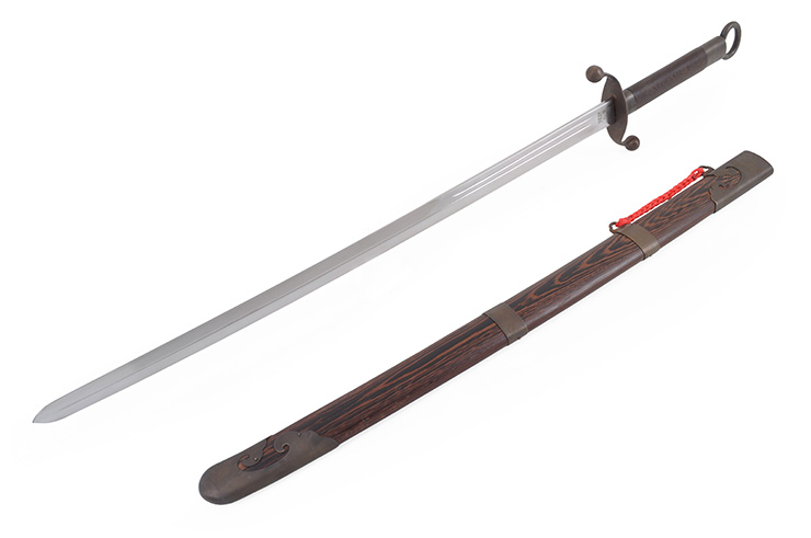 Tai Ji Traditional Broadsword Yang Style (Upper Range, Black) - Rigid