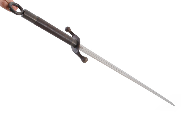 Sabre Tradicional Tai Chi Estilo Yang (Topo de gama, Preto) - Rígido