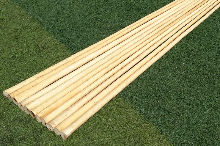 Wing Chun Pole 360cm (Dragon Pole) - Wax Wood