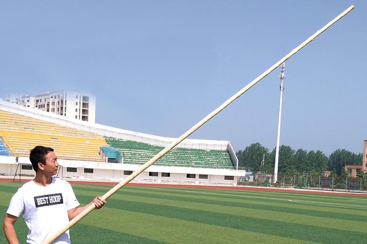 Wing Chun Pole 360cm (Dragon Pole) - Wax Wood