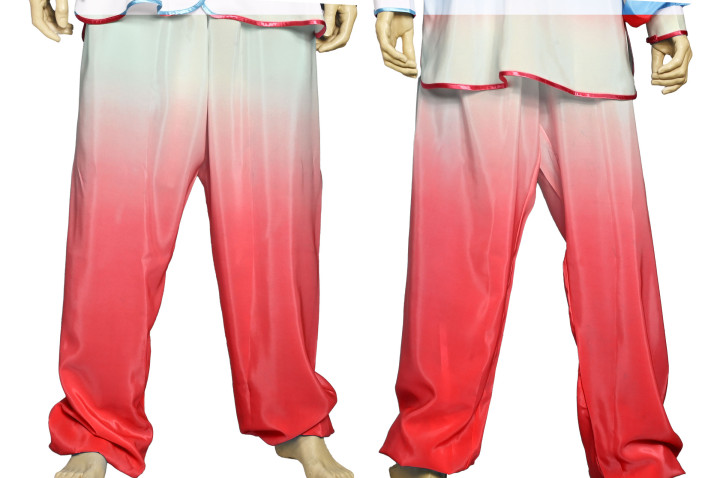 Traje Tai Chi, Gradiente Bicolor