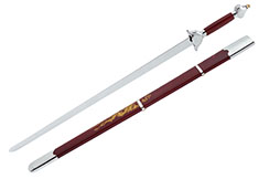 Épée Avec Fourreau, Rouge/Argent (fourreau abîmé)